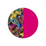 Combinado místico y fucsia