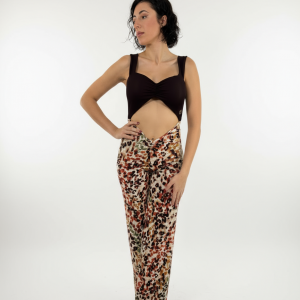 Mono Cuarzo Estampado Marrón